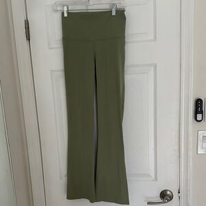 Nike Olive Wide Leg Women's Yoga Pants